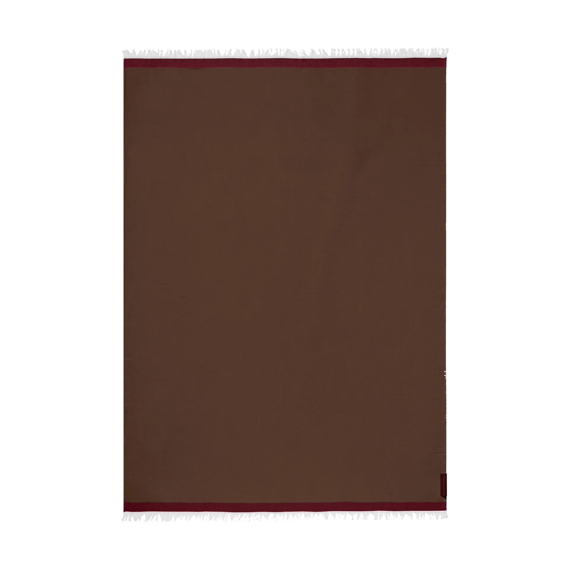 Duet plaid, Bruin-Beige (bruin-beige), 130x175 cm Mette Ditmer