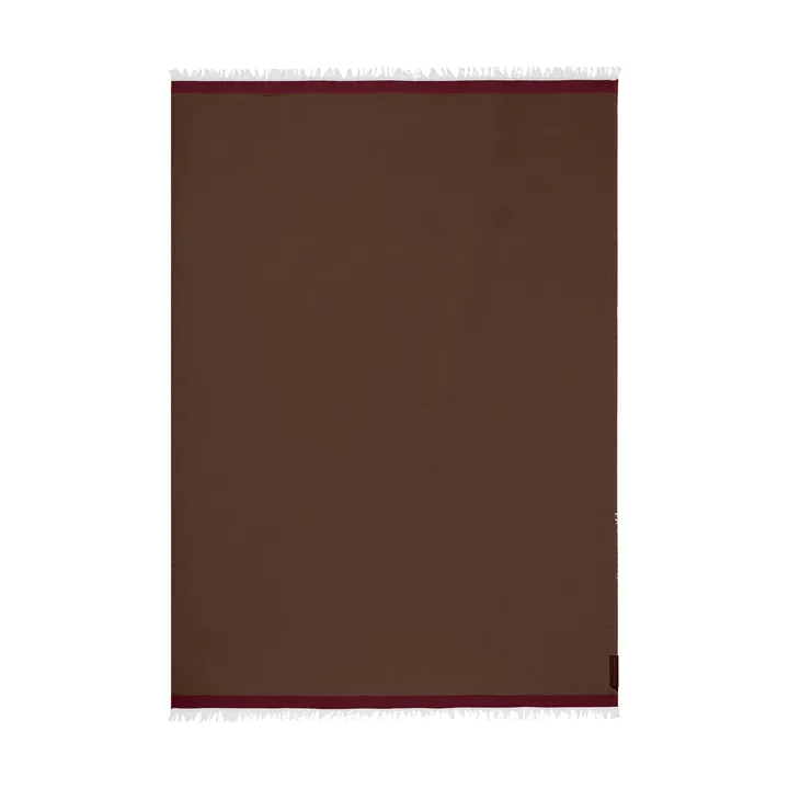 Duet plaid - Bruin-Beige (bruin-beige), 130x175 cm - Mette Ditmer