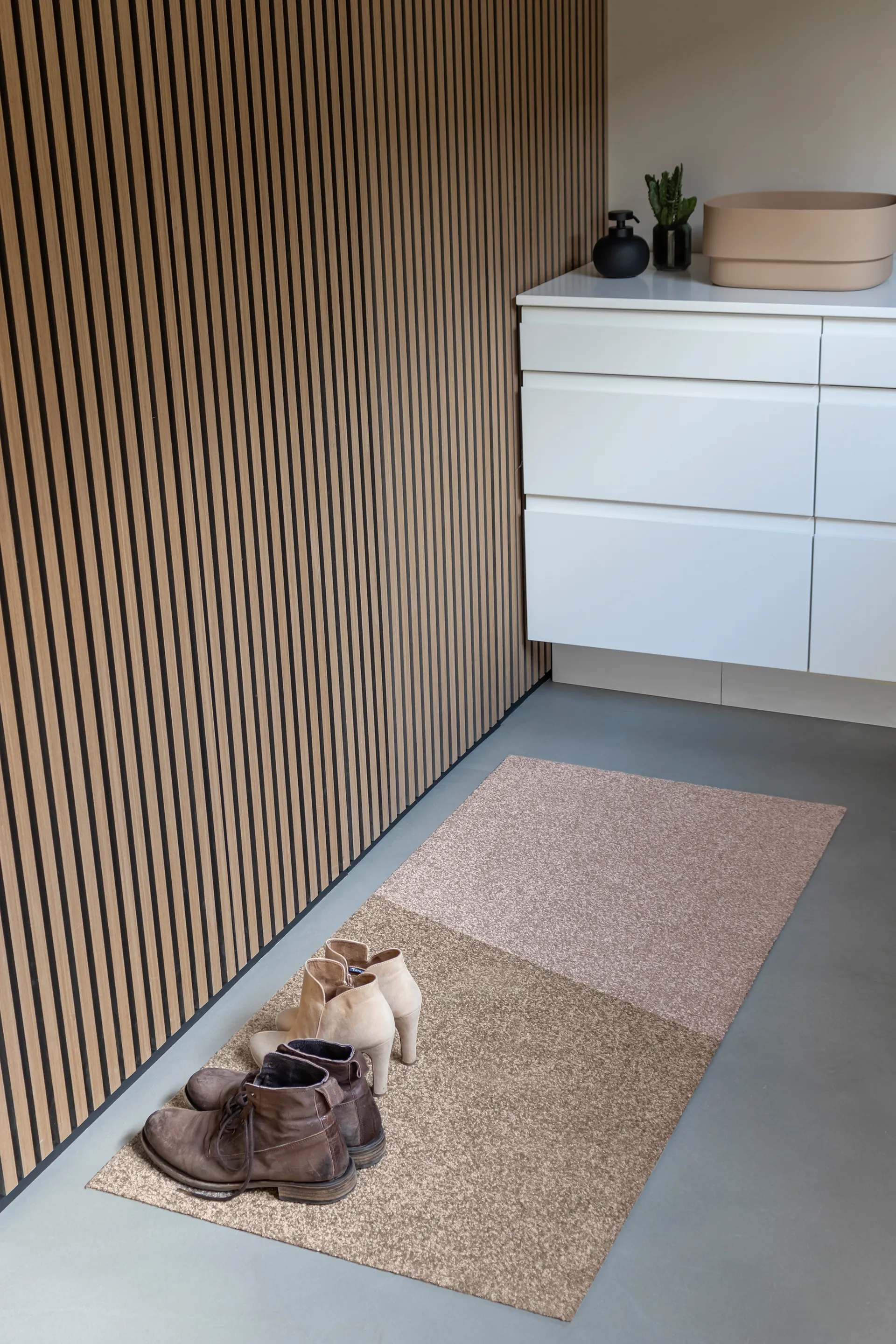 Duet vloerkleed allround, Powder rose Mette Ditmer