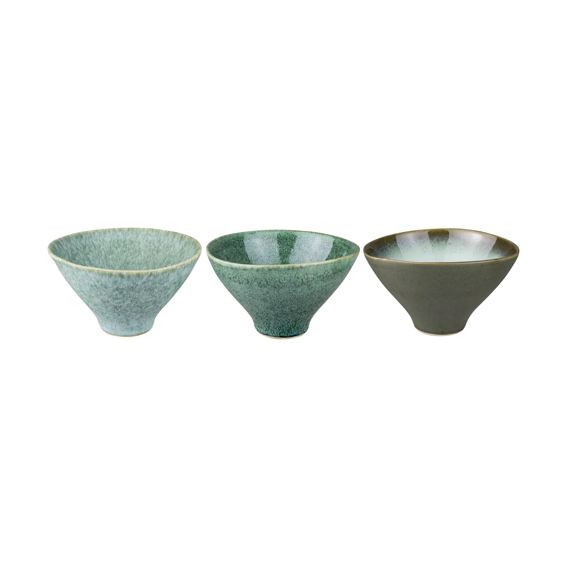 Elements schaal medium Ø15,5 cm 3-delig, Groen Mette Ditmer