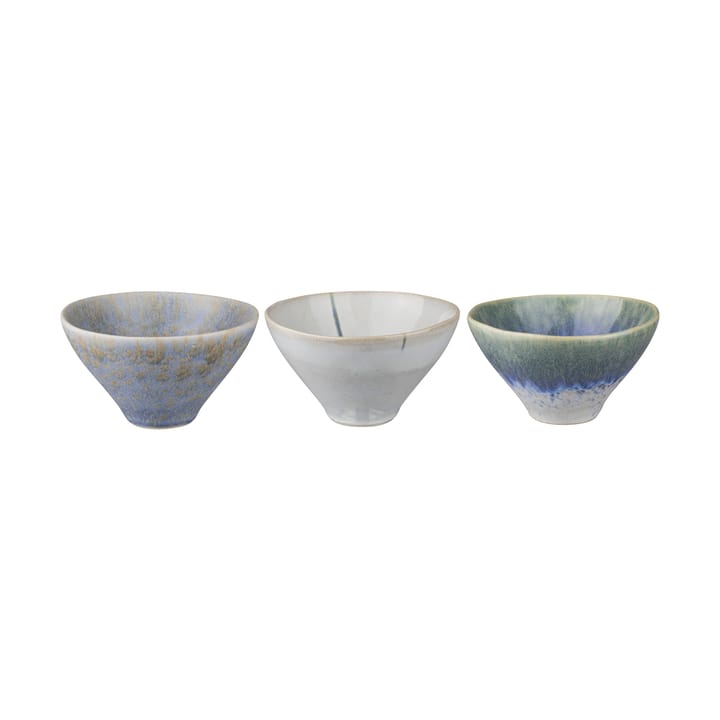 Elements schaal small Ø12 cm 3-delig - Blue - Mette Ditmer