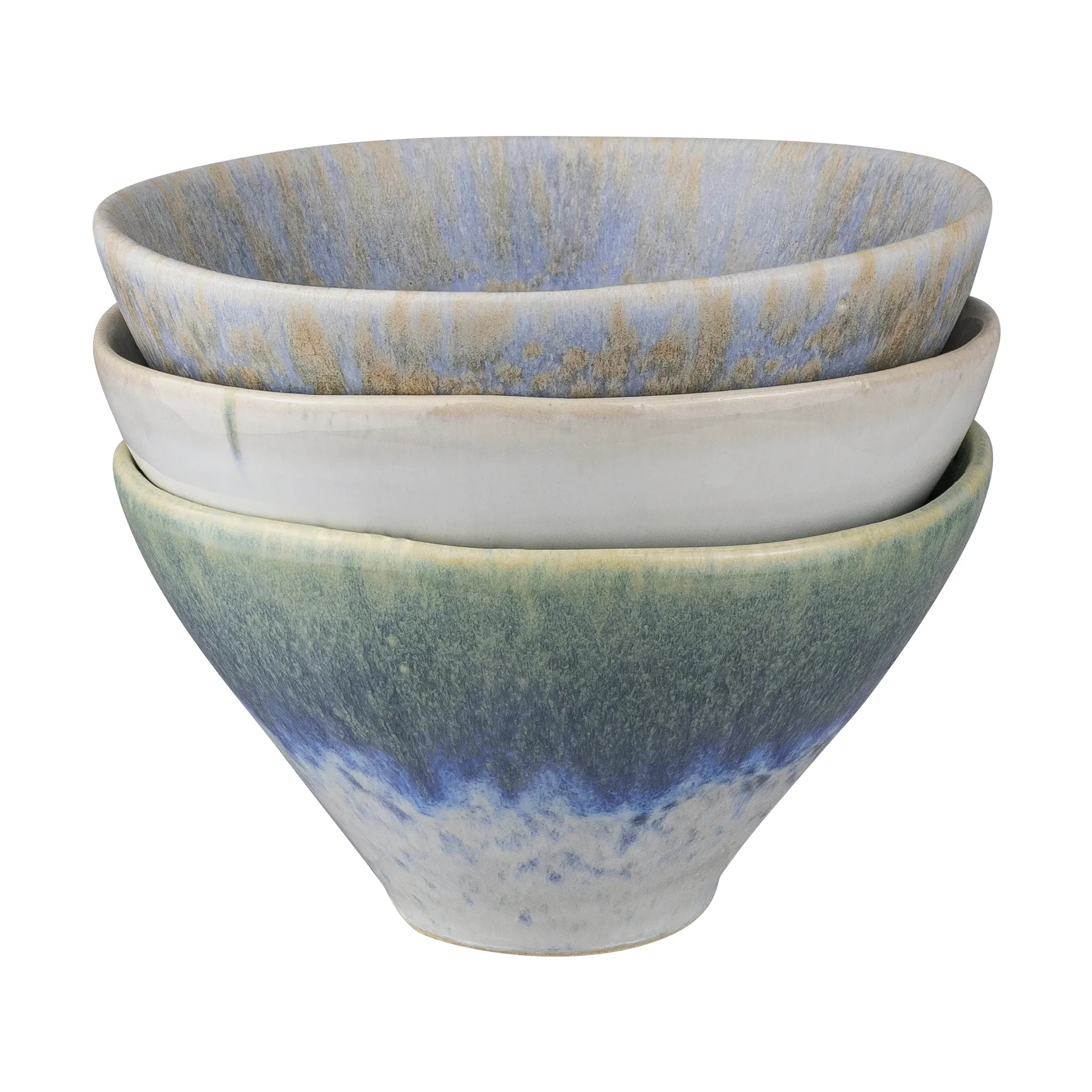 Elements schaal small Ø12 cm 3-delig, Blue Mette Ditmer