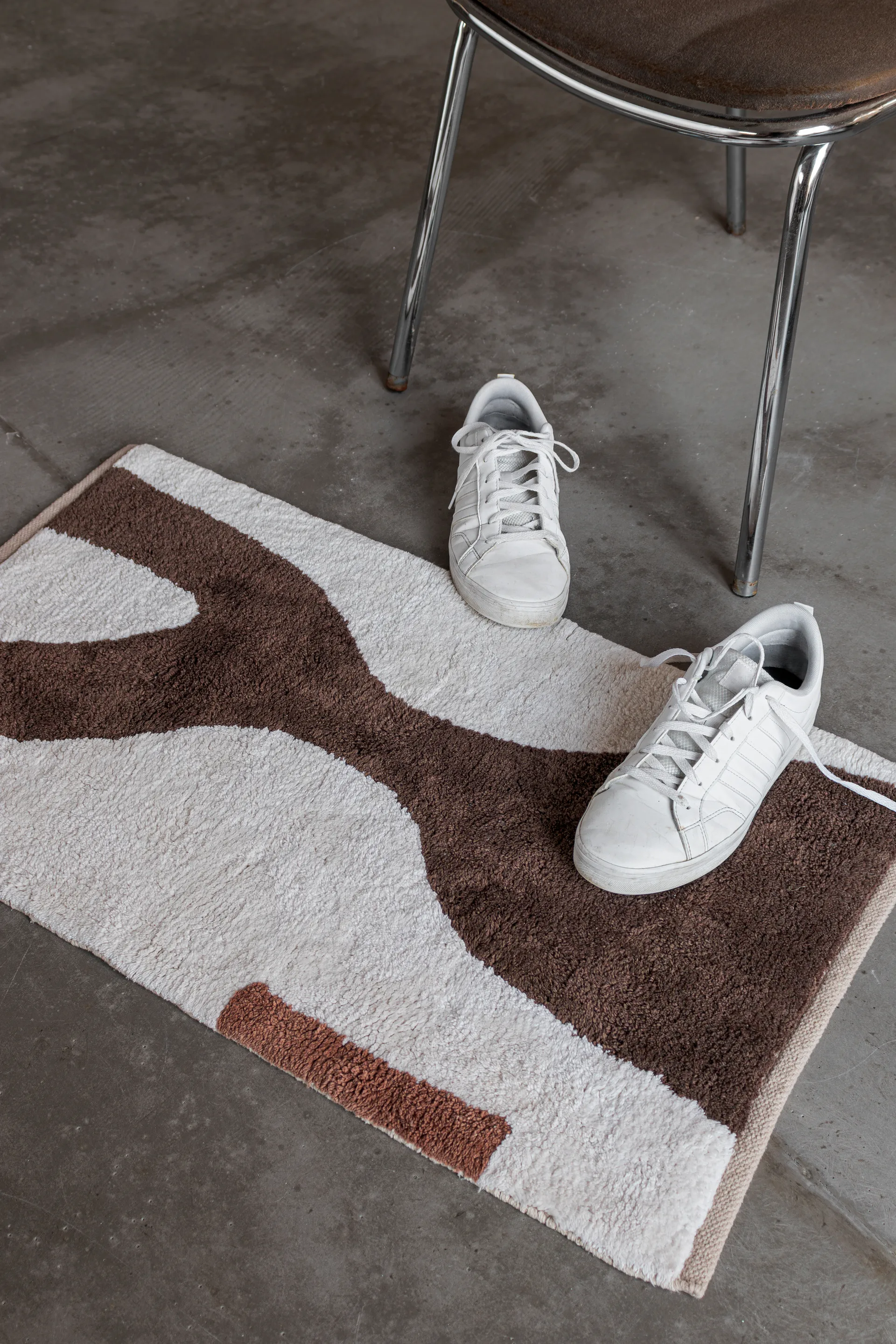 Figura vloerkleed, Bruin, 50x80 cm Mette Ditmer