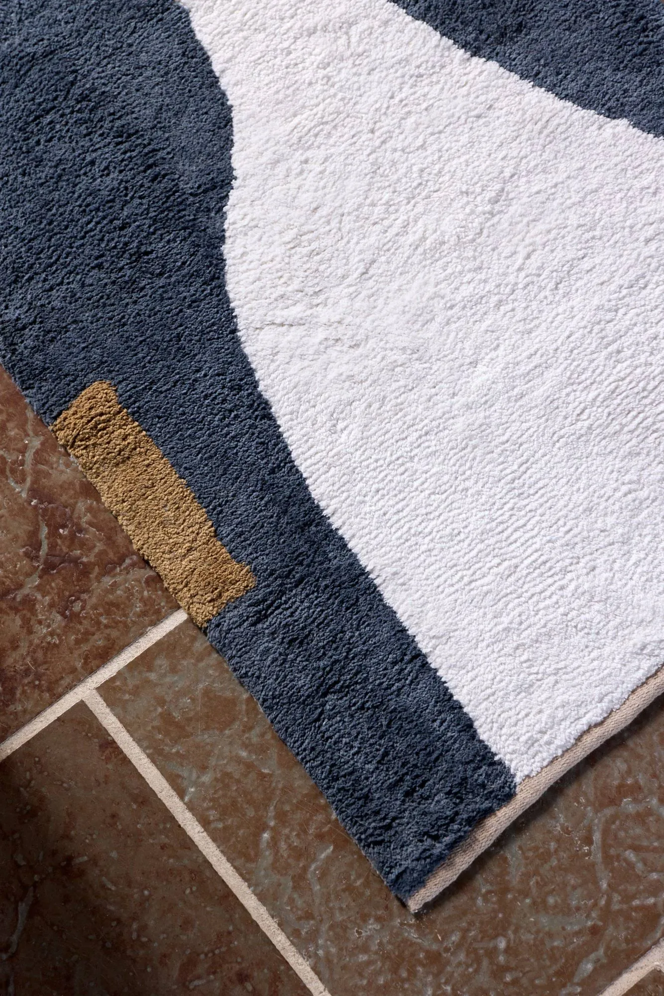 Figura vloerkleed, Grijs-Beige, 50x80 cm Mette Ditmer