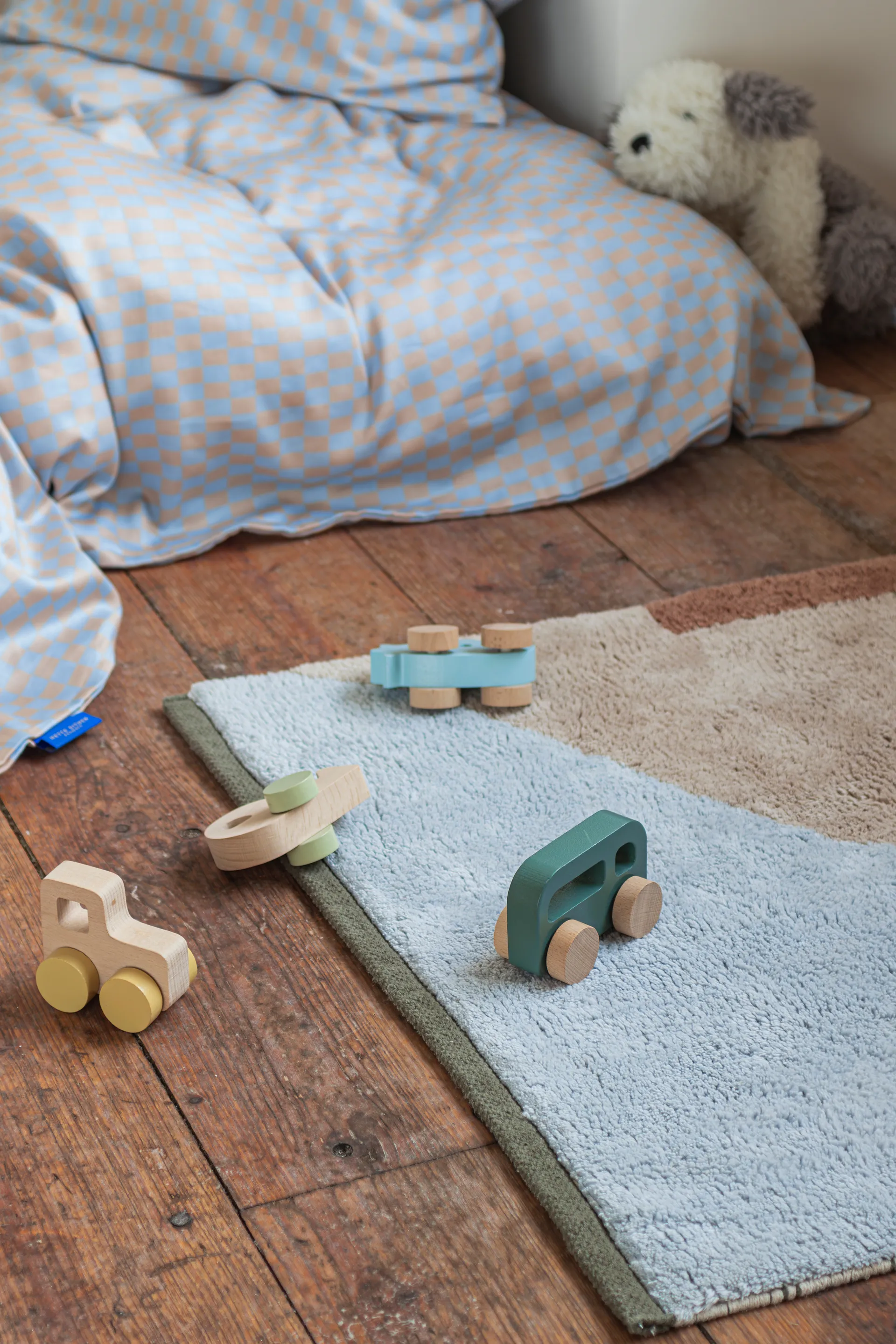 Figura vloerkleed, Light blue, 70x150 cm Mette Ditmer