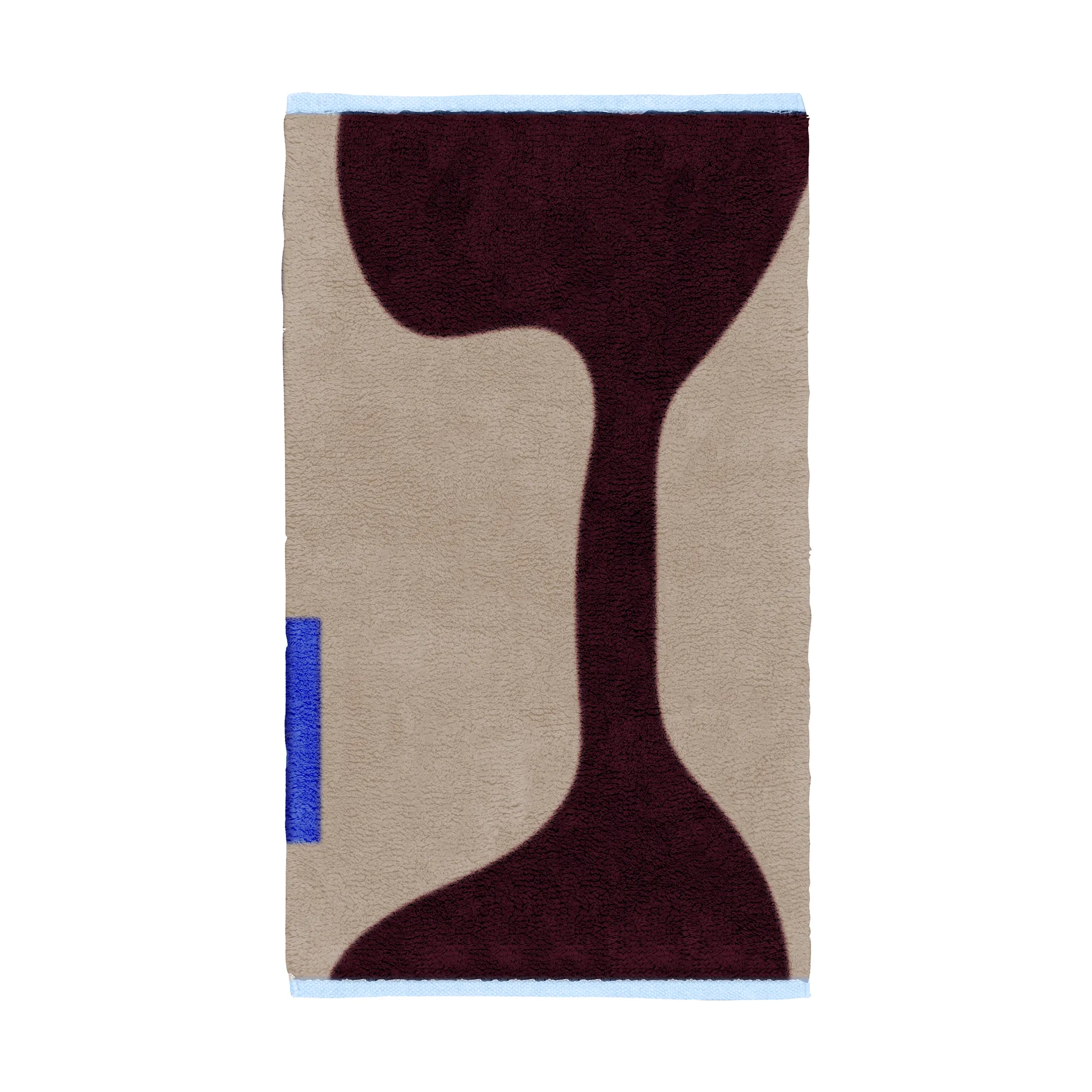 Figura vloerkleed, Rood-Beige, 50x80 cm Mette Ditmer