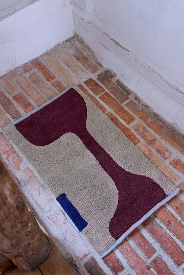 Figura vloerkleed - Rood-Beige, 70x150 cm - Mette Ditmer