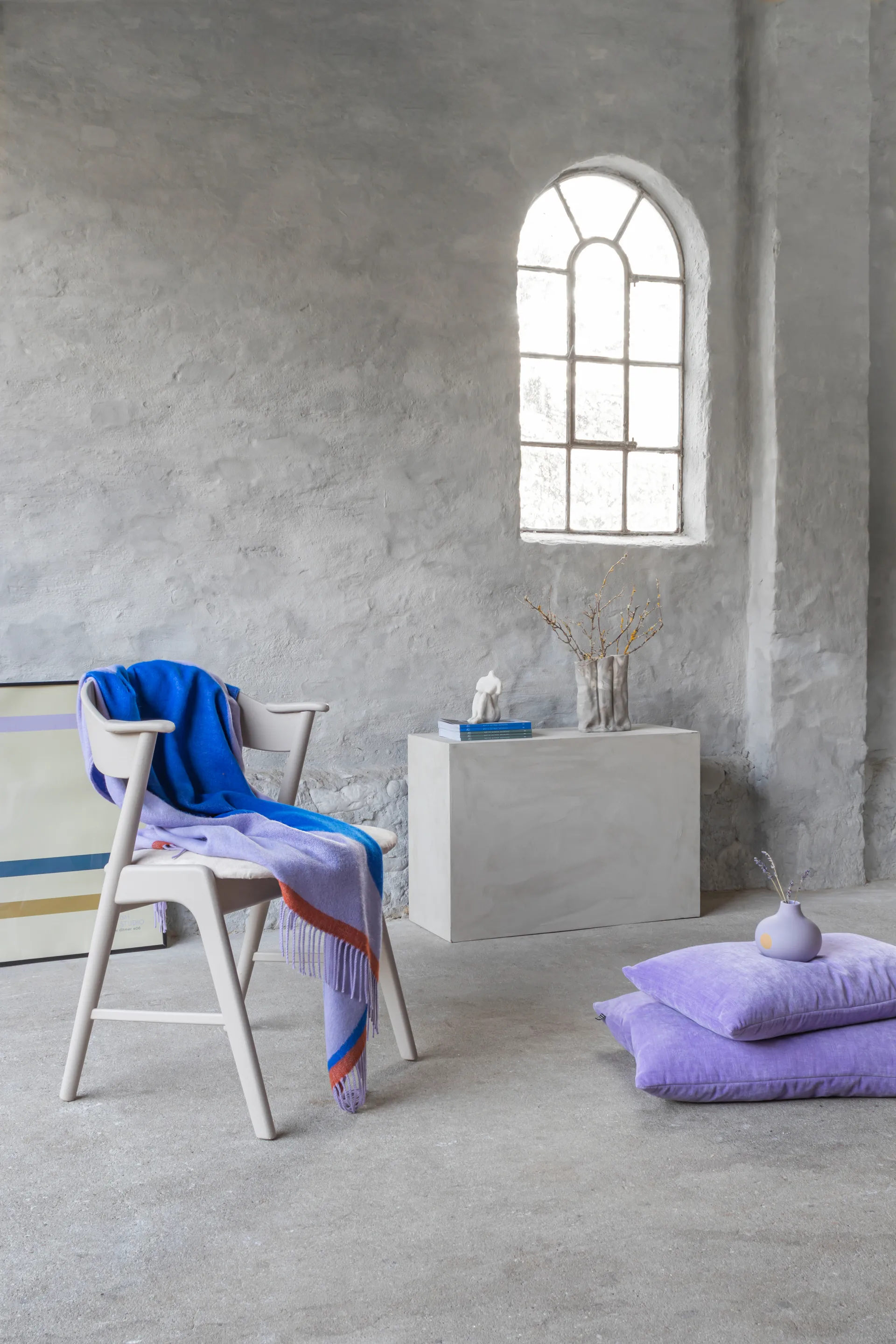 Gallery plaid 125x170 cm, Lilac Mette Ditmer