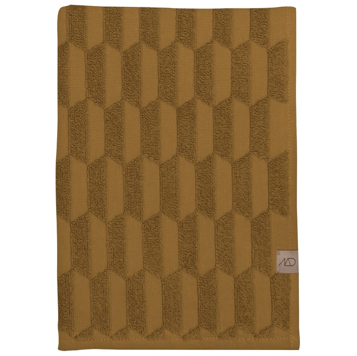 Geo badhanddoek 70x133 cm - Curry - Mette Ditmer