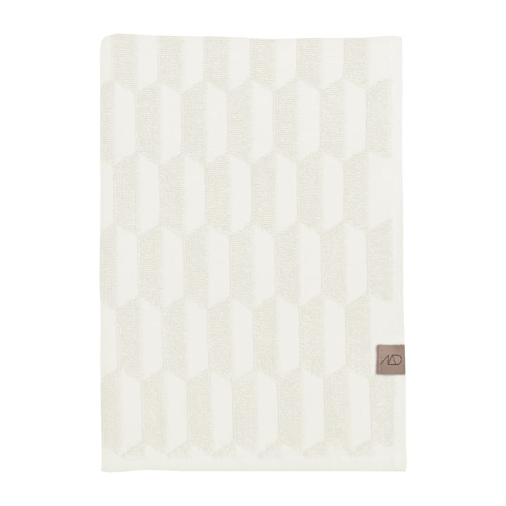 Geo badhanddoek 70x133 cm - Off white - Mette Ditmer