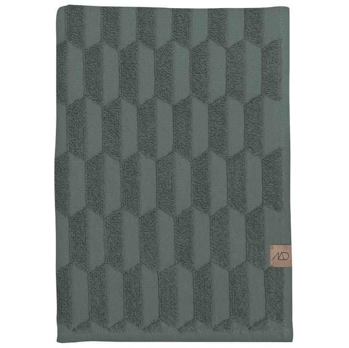 Geo badhanddoek 70x133 cm - Pine green - Mette Ditmer