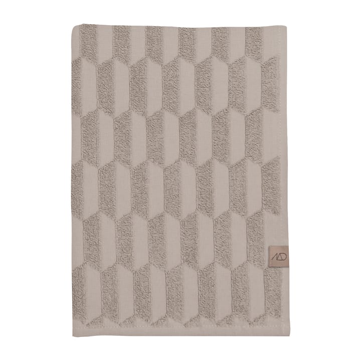 Geo badhanddoek 70x133 cm - Sand - Mette Ditmer