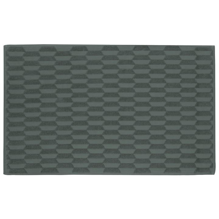 Geo badmat 50x80 cm - Pine green - Mette Ditmer