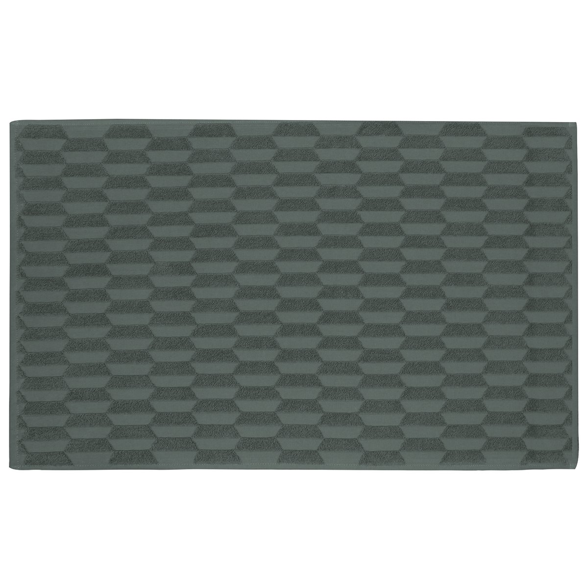 Mette Ditmer Geo badmat 50x80 cm Pine green | Scandinavisch Interieur | Badmatten | Groen