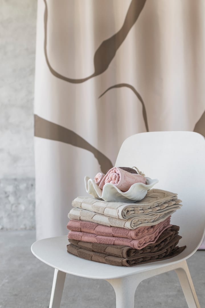 Geo gastenhanddoek 2-pack, Chocolate Mette Ditmer
