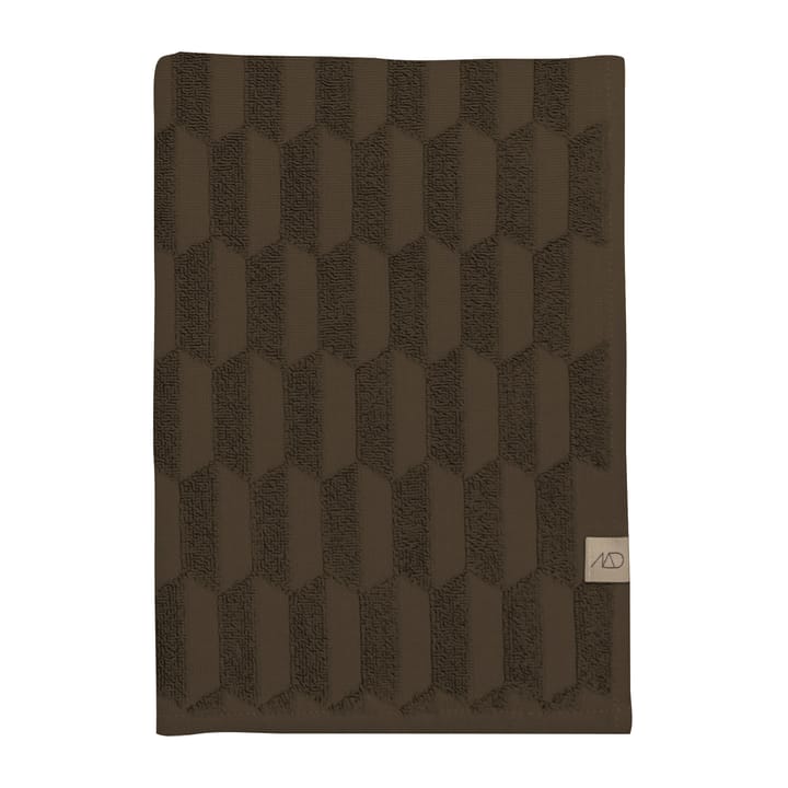 Geo handdoek 50x95 cm - Chocolate - Mette Ditmer