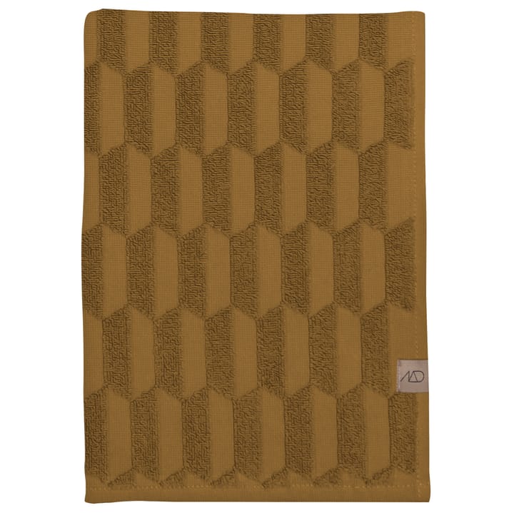 Geo handdoek 50x95 cm - Curry - Mette Ditmer