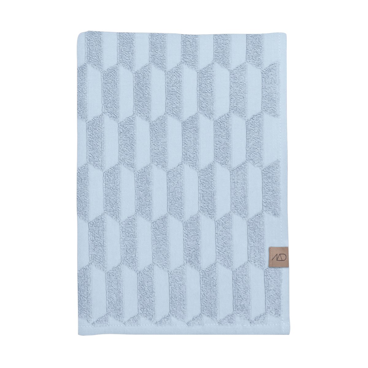 Mette Ditmer Geo handdoek 50x95 cm Light Blue | Scandinavisch Interieur | Handdoeken | Blauw