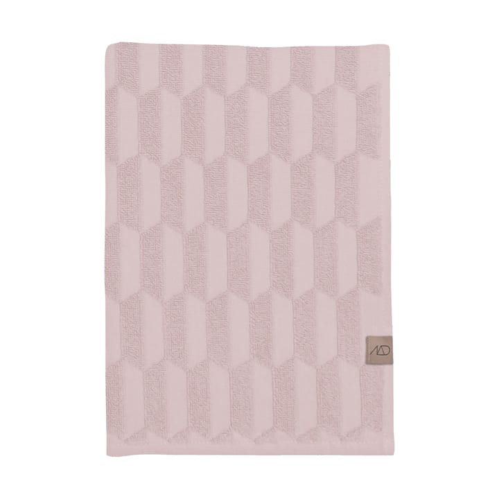 Geo handdoek 50x95 cm - Powder rose - Mette Ditmer