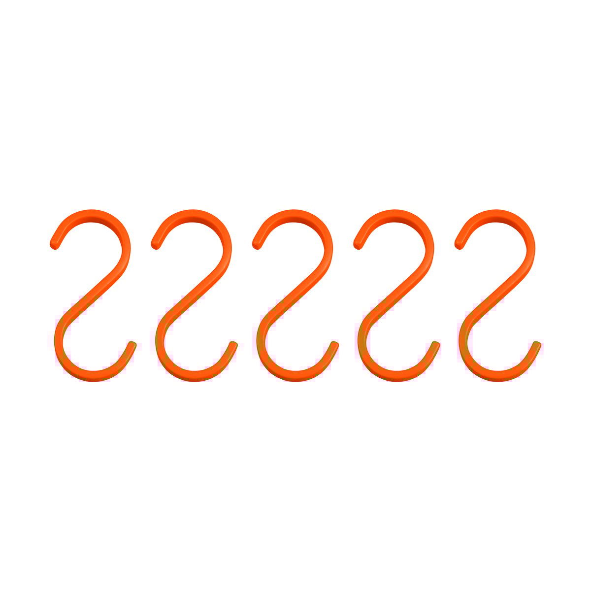 Mette Ditmer Hang-it haak 5-pack Oranje | Scandinavisch Interieur | Haken & hangers | Oranje