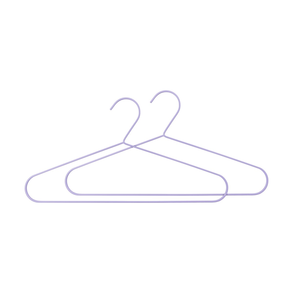 Mette Ditmer Hang-it kledinghanger 2-pack Lila | Scandinavisch Interieur | Kapstokken & hangrekken | Paars