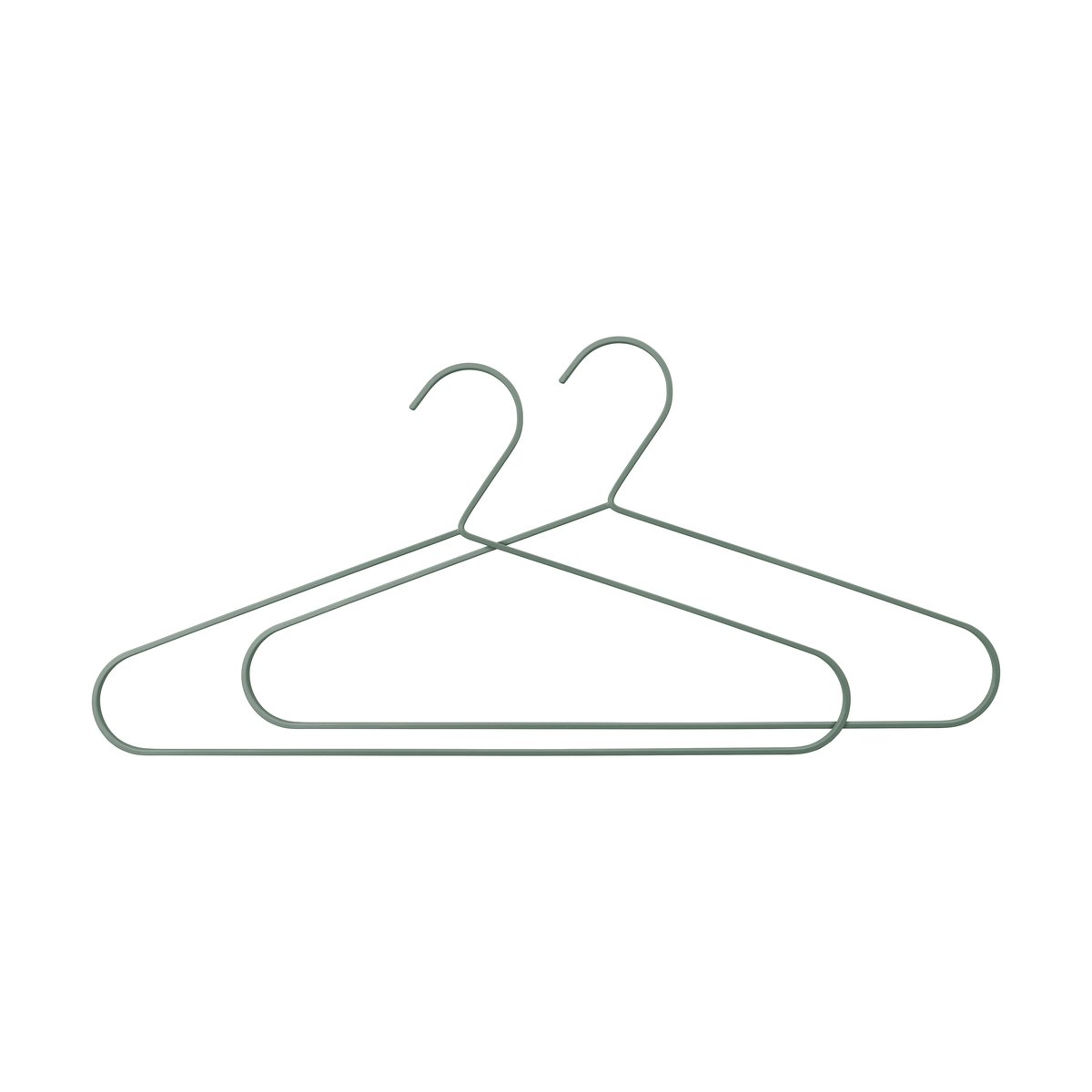 Mette Ditmer Hang-it kledinghanger 2-pack Thyme green