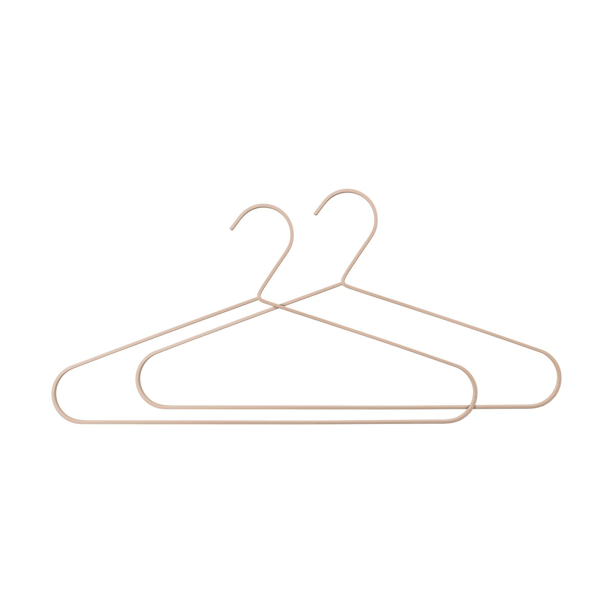 Mette Ditmer Hang-it kledinghanger 2-pack Zand | Scandinavisch Interieur | Kapstokken & hangrekken | Beige