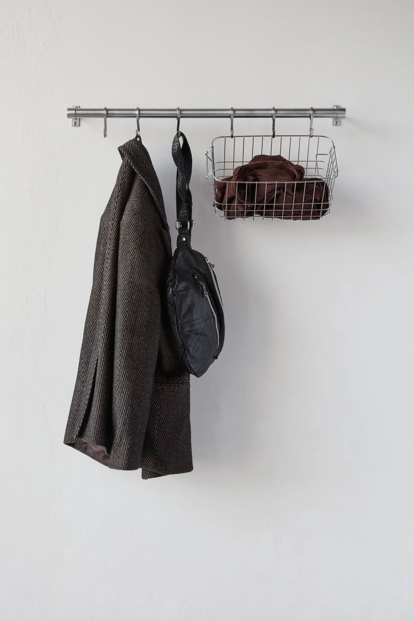 Hang-it kledingroede, Zilverkleurig, 11x70x5,5 cm Mette Ditmer
