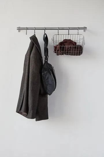 Hang-it kledingroede - Zilverkleurig, 11x70x5,5 cm - Mette Ditmer