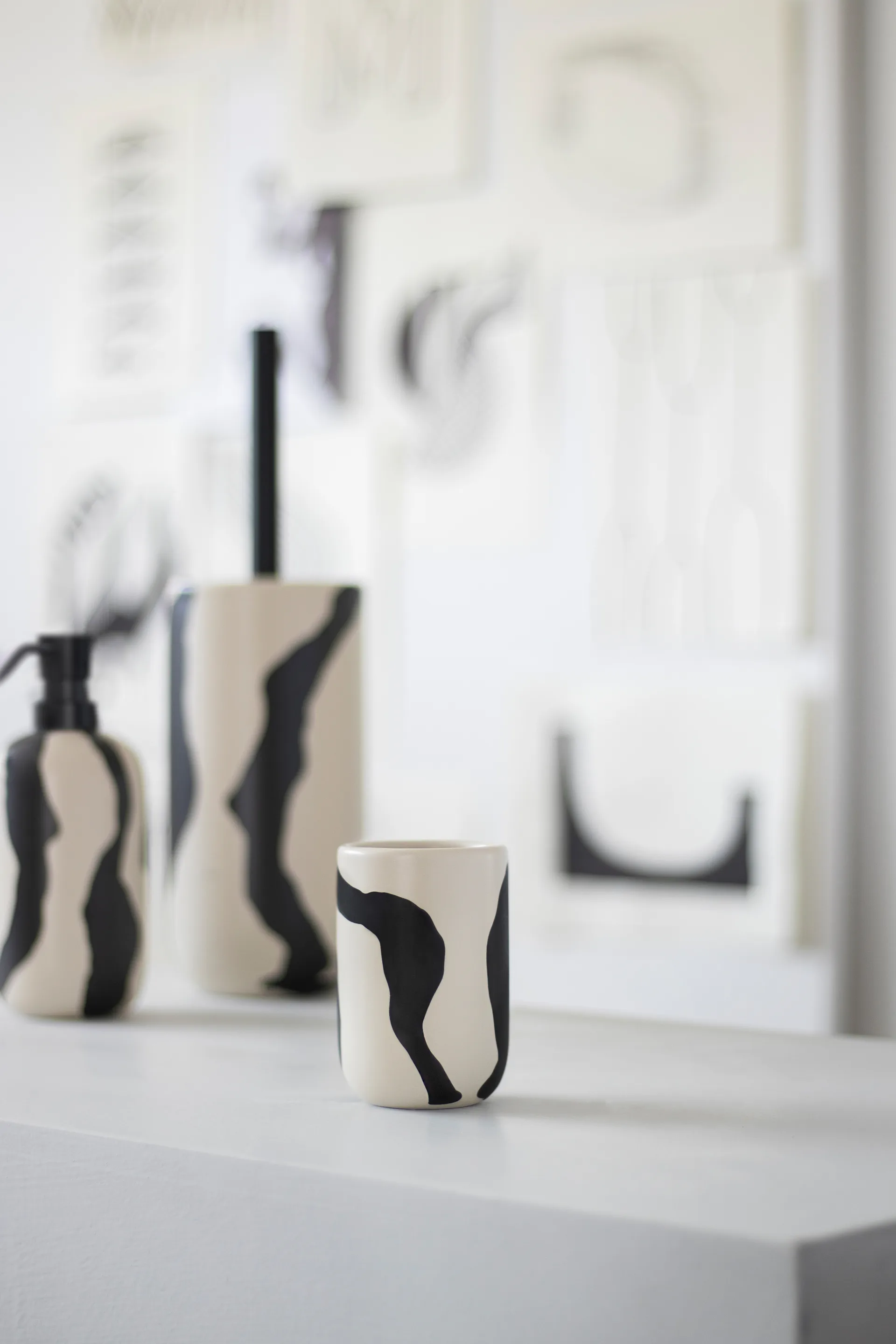 Icon tandenborstelhouder, Off-white Mette Ditmer
