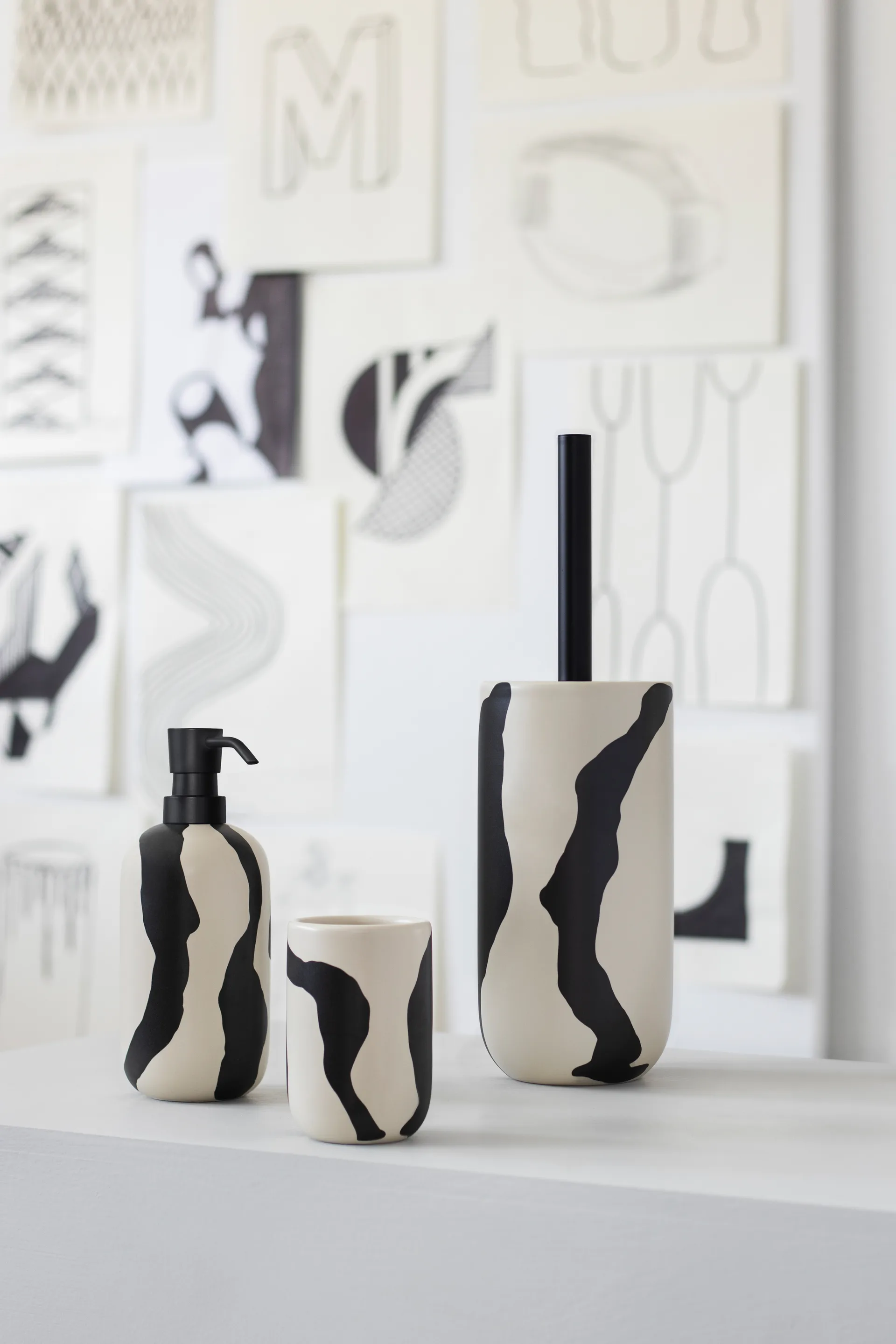 Icon toiletborstel, Off-white Mette Ditmer