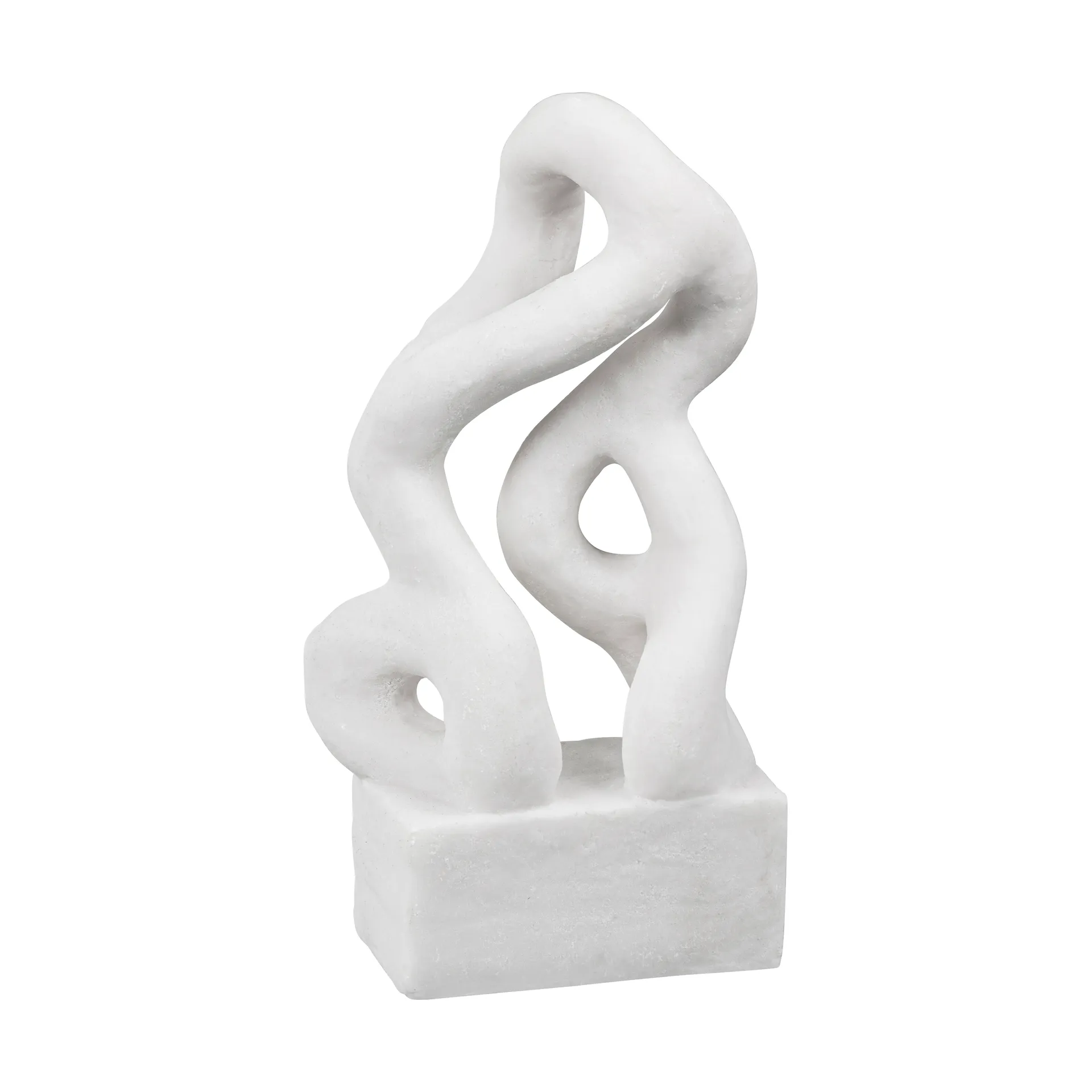 Kunstwerk symbiose sculptuur 29 cm, Off-white Mette Ditmer