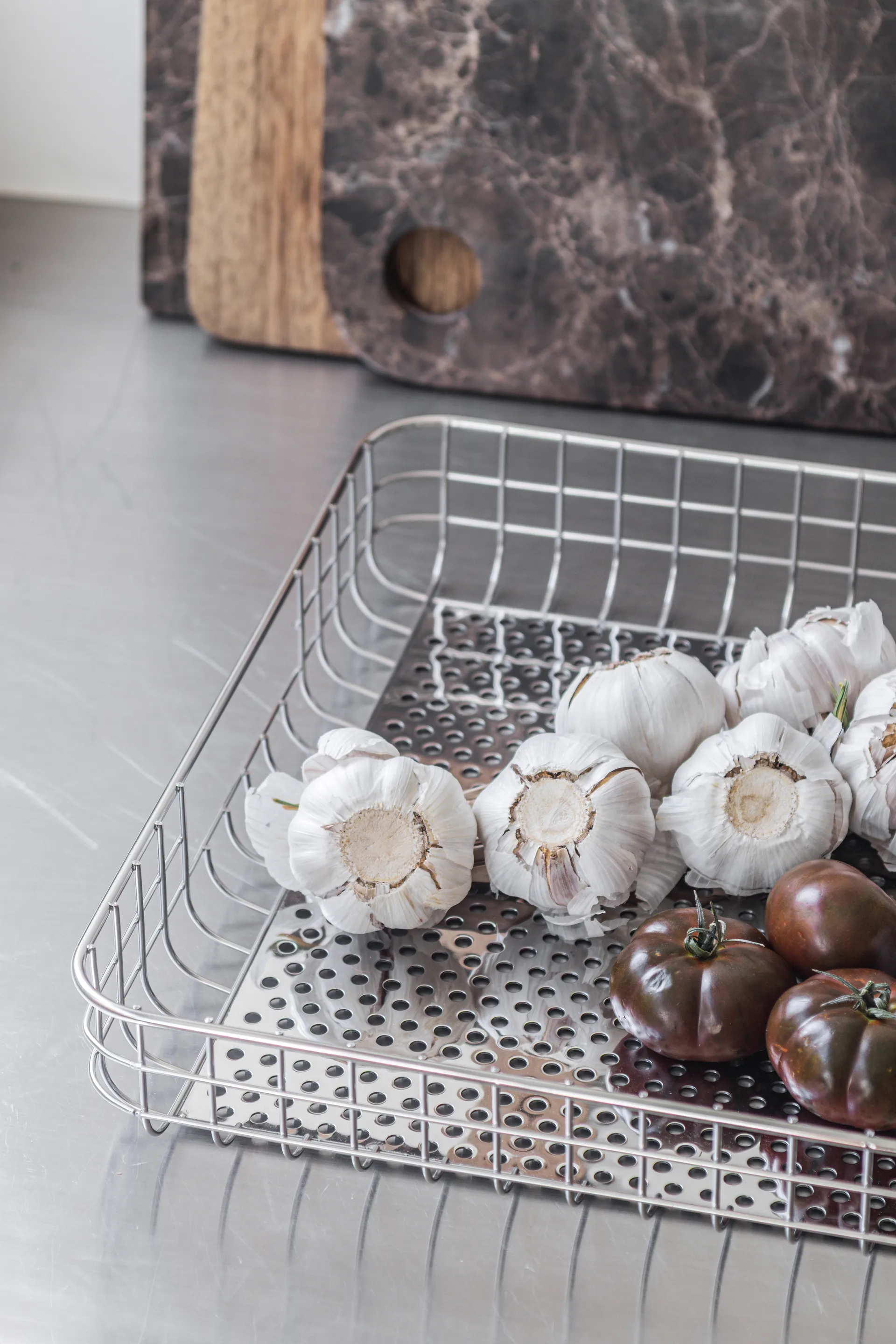 Lift serveerblad 33,5x45,5 cm, Chrome Mette Ditmer