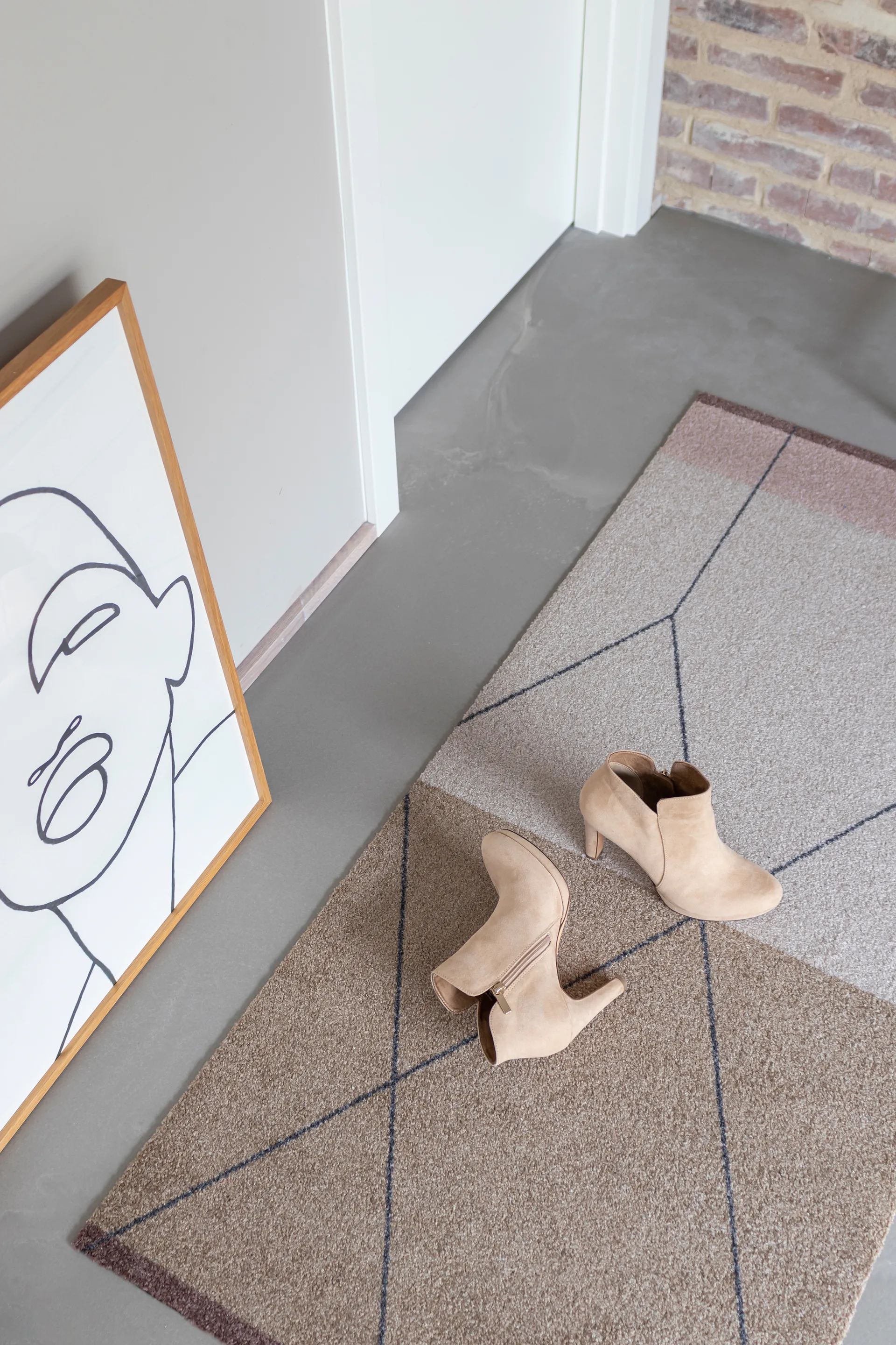 Linea vloerkleed allround, Sand Mette Ditmer