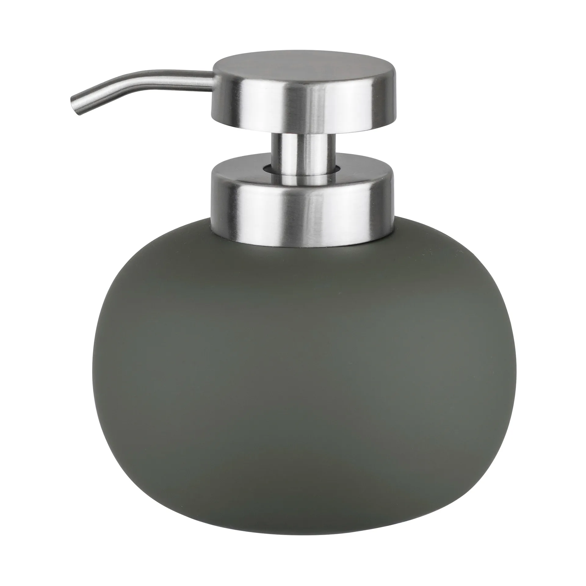 Lotus play zeepdispenser laag, incl. 2 pompkoppen, Dark olive Mette Ditmer