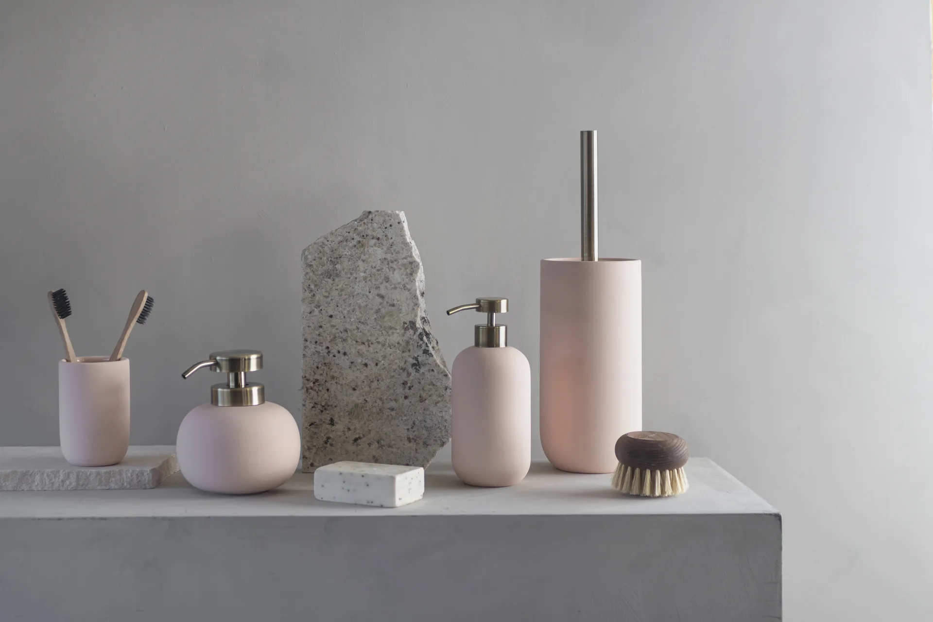 Lotus toiletborstel, Powder rose Mette Ditmer