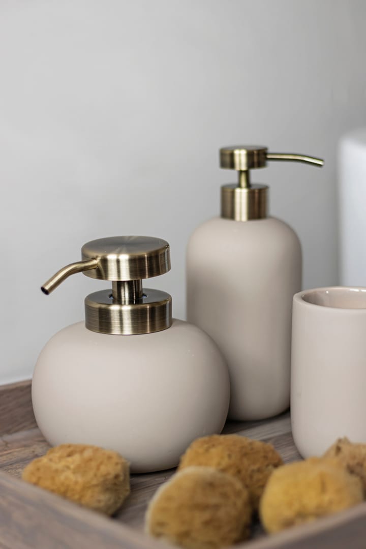 Lotus zeepdispenser, zand (gebroken wit) Mette Ditmer