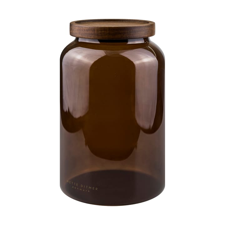 Luna pot met deksel large 20 cm - Bruin - Mette Ditmer