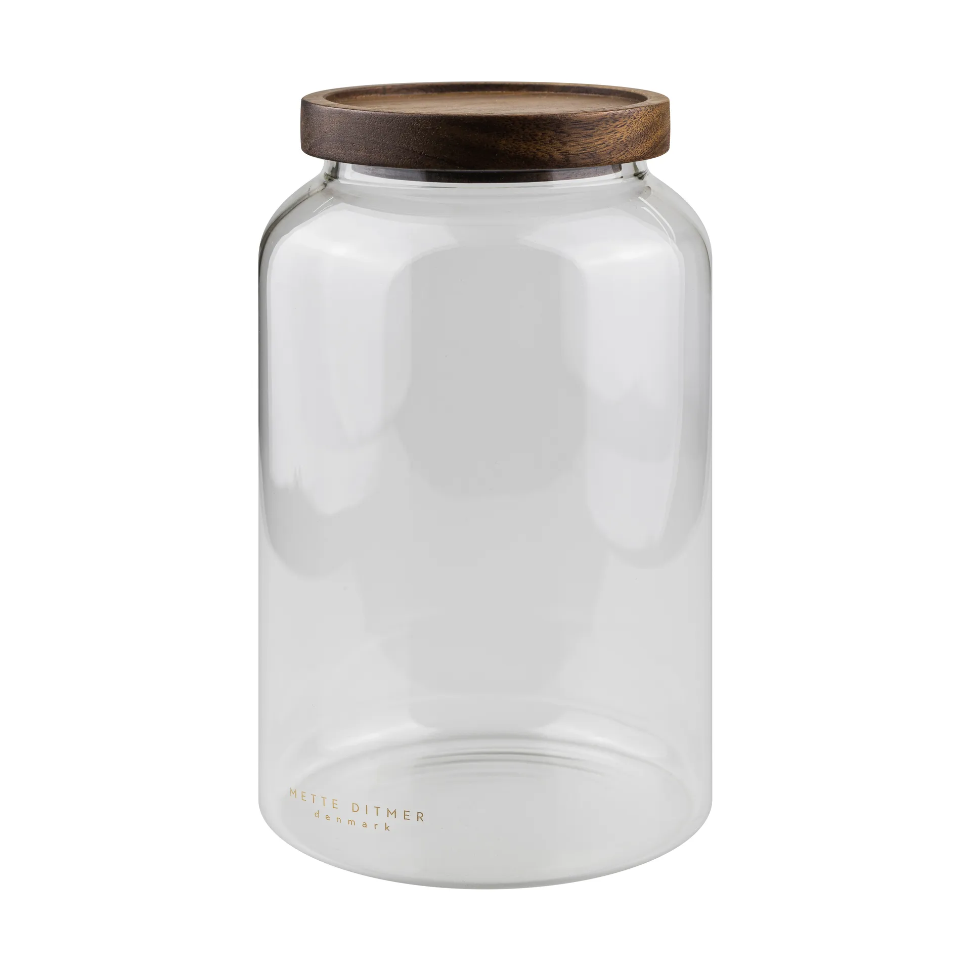 Luna pot met deksel large 20 cm, Transparant Mette Ditmer