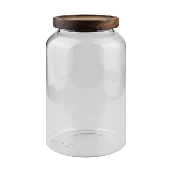 Luna pot met deksel large 20 cm - Transparant - Mette Ditmer
