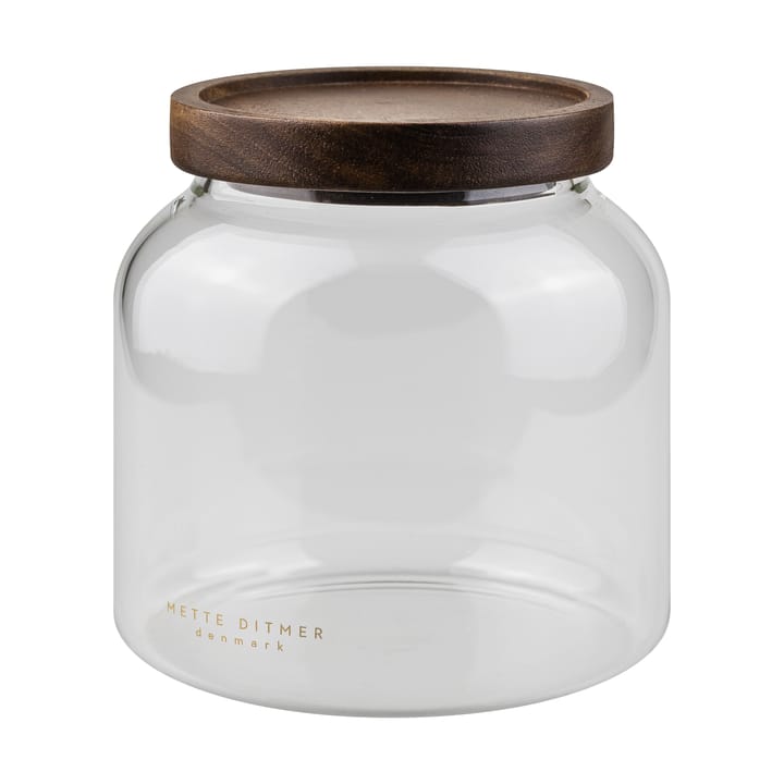Luna pot met deksel small 13 cm - Transparant - Mette Ditmer