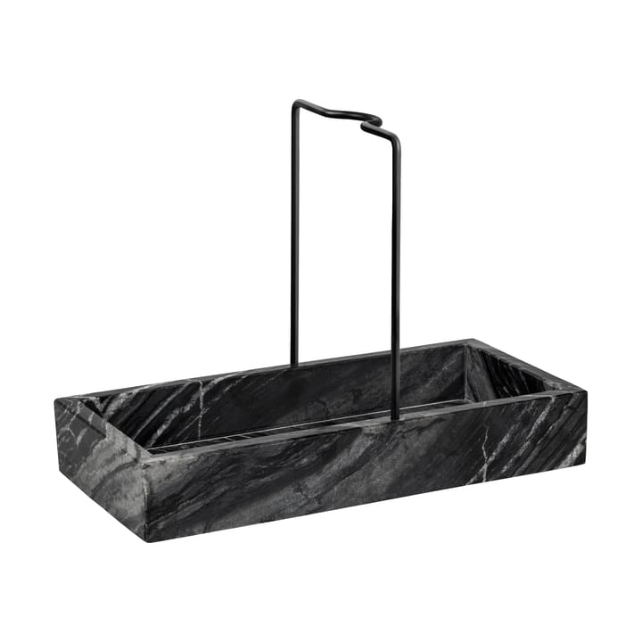 Marble aanrechtorganizer 12x23,5 cm - Black-grey - Mette Ditmer