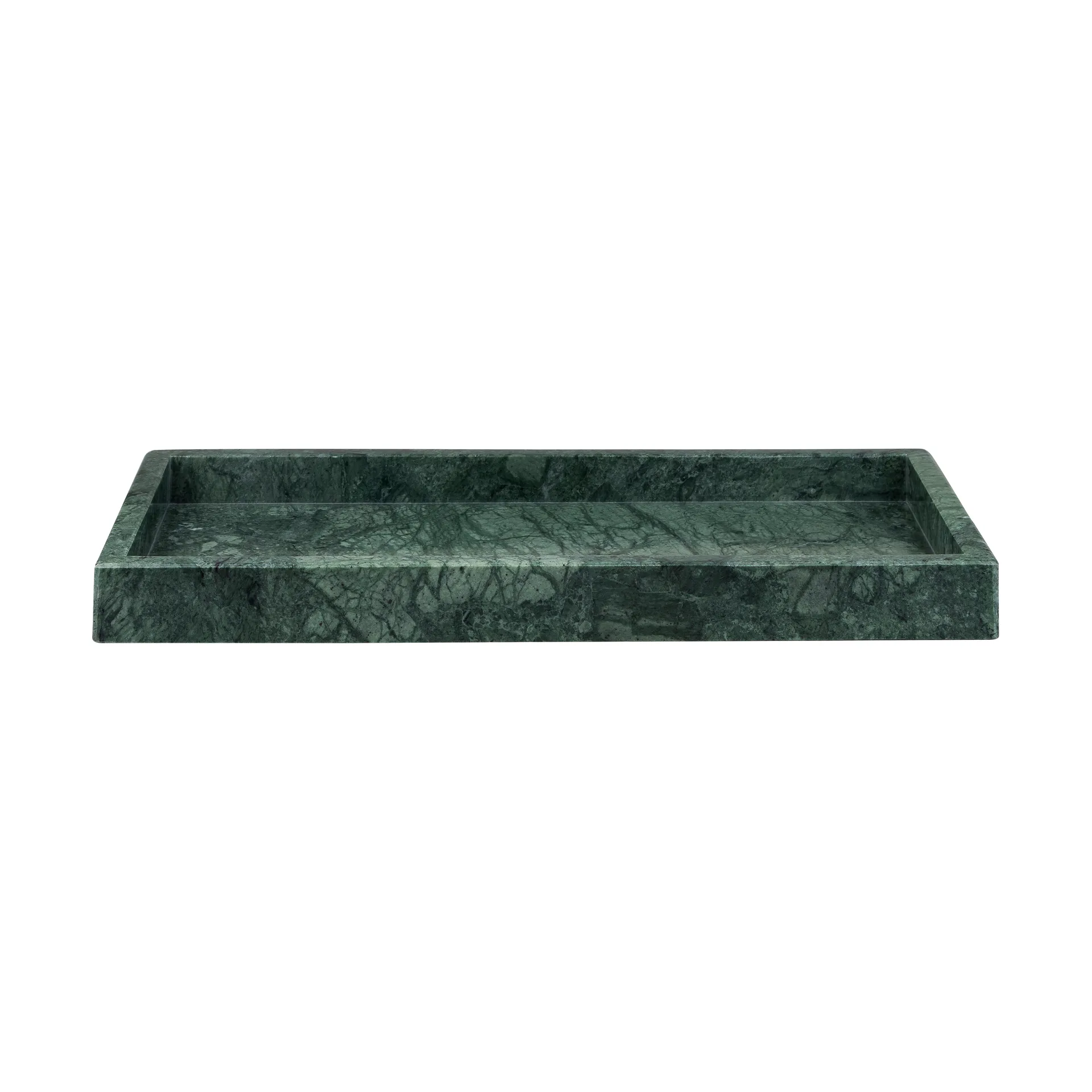 Marble decoratie dienblad 16x31 cm, Donker bos Mette Ditmer