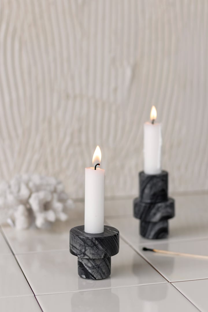 Marble kandelaar 5 cm
, Grijs Mette Ditmer