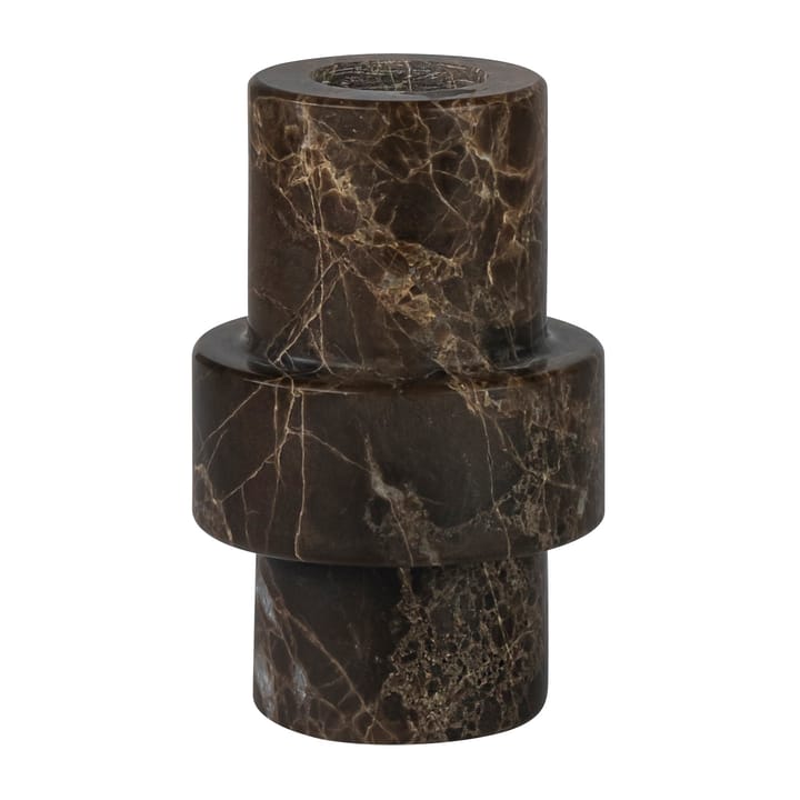Marble kandelaar 8,5 cm
 - Bruin - Mette Ditmer