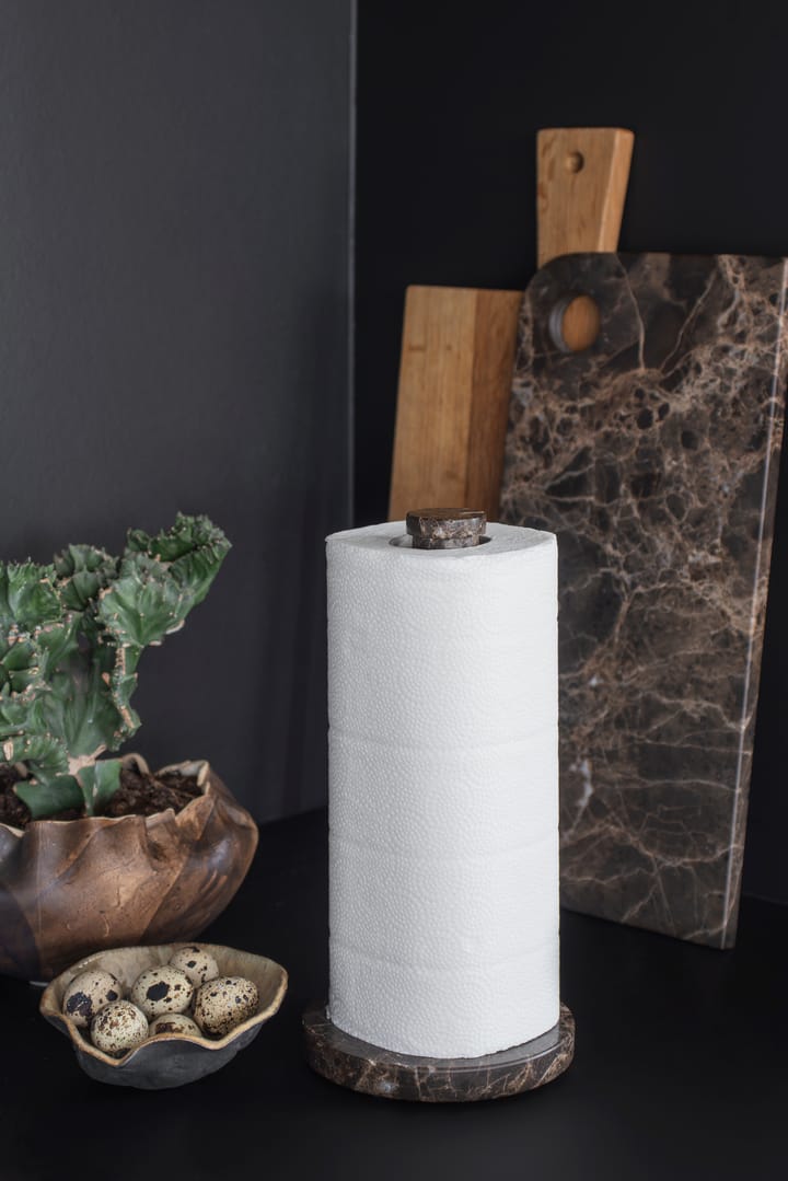 Marble keukenpapierhouder, Brown Mette Ditmer