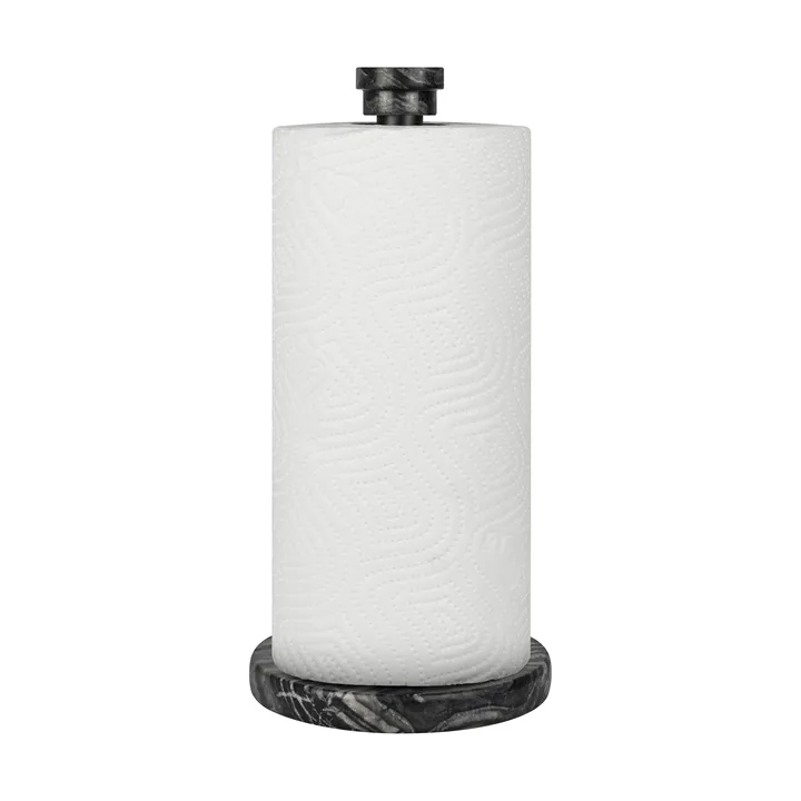 Marble keukenrolhouder - Black-grey - Mette Ditmer