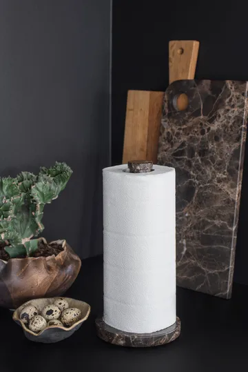 Marble keukenrolhouder - Brown - Mette Ditmer