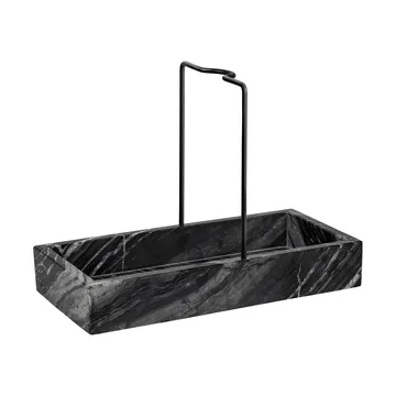 Marble spoelbakorganizer 12x23,5 cm - Black-grey - Mette Ditmer