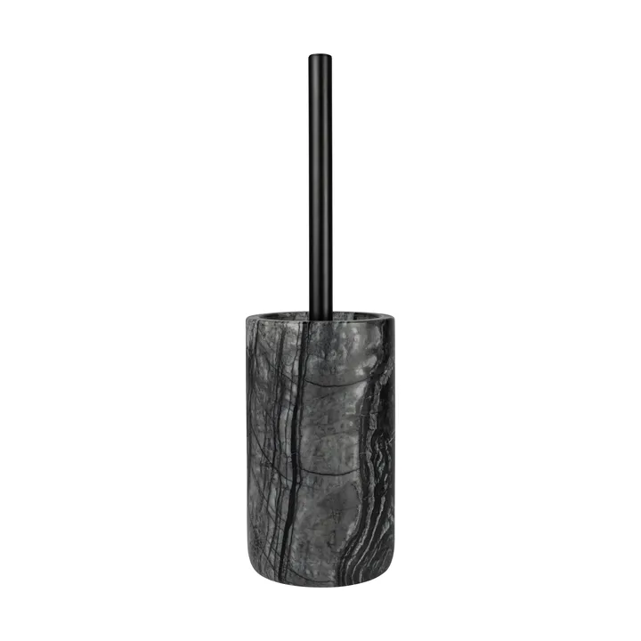 Marble toiletborstel 36 cm - Zwart-grijs - Mette Ditmer